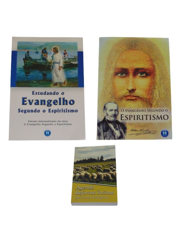 KIT ESTUDANDO O EVANGELHO SEGUNDO O ESPIRITISMO AU...