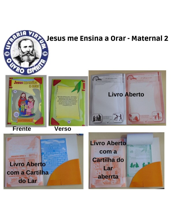 JESUS ME ENSINA A ORAR MATERNAL 2 CRIANÇAS 3 ANOS IDADE