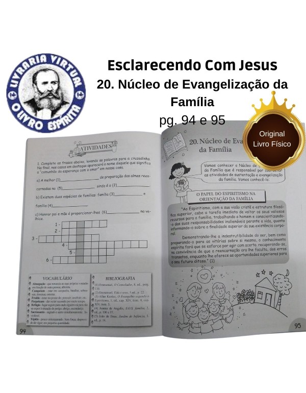 CARTILHA ESCLARECENDO COM JESUS INST ESCLARECIMENTO  FAMÍLIA