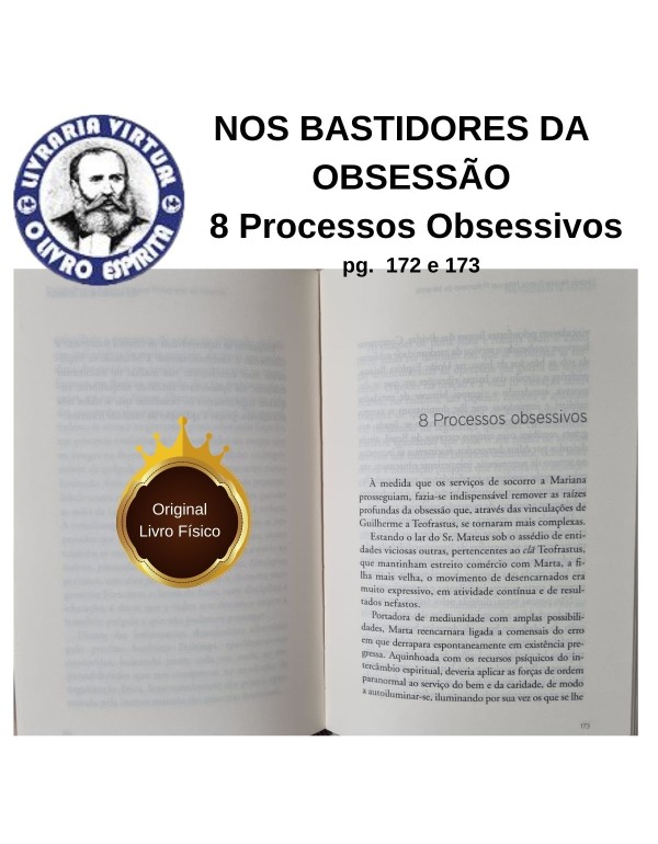 NOS BASTIDORES DA OBSESSÃO - ESPÍRITO MANOEL P. DE MIRANDA