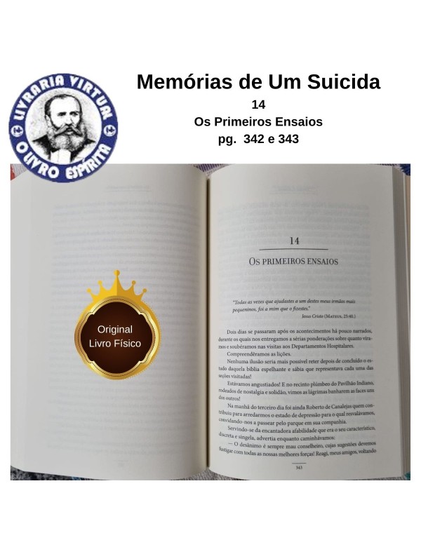 MEMÓRIAS DE UM SUICIDA - ESPÍRITO CAMILO CÂNDIDO BOTELHO